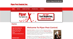 Desktop Screenshot of piperpestcontrol.com